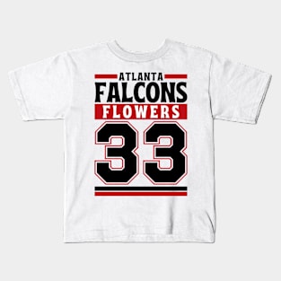 Atlanta Falcons Flowers 33 Edition 3 Kids T-Shirt